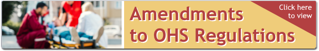 Amendments to OSH Regulations
