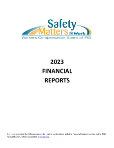2023 Financial Report